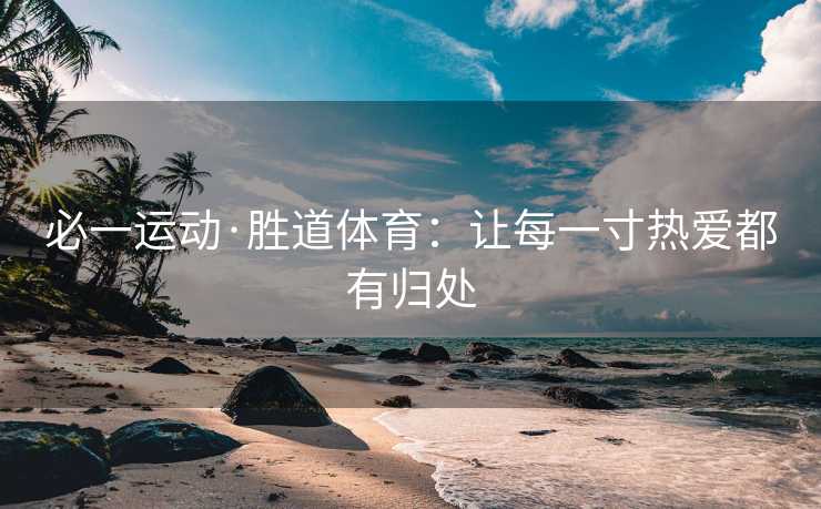 必一运动·胜道体育：让每一寸热爱都有归处