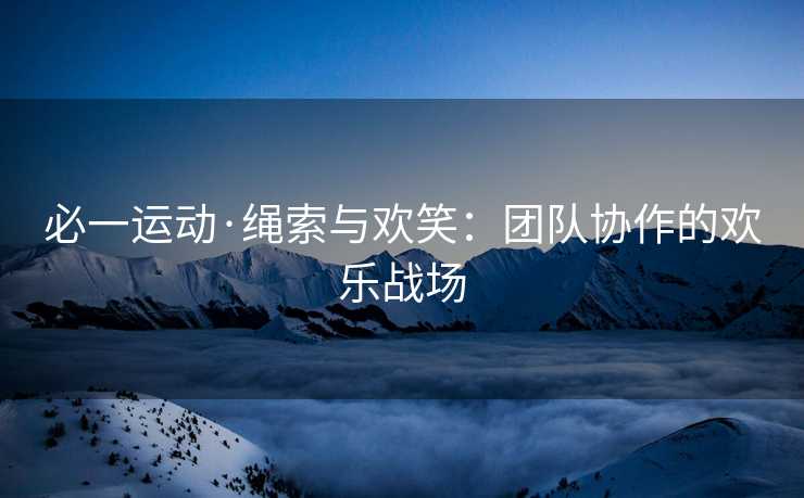 必一运动·绳索与欢笑：团队协作的欢乐战场